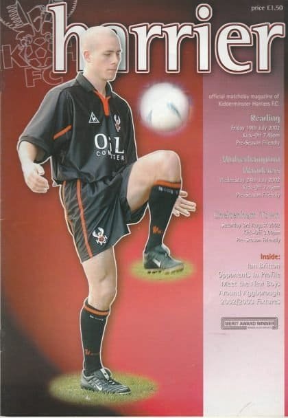 Kidderminster Harriers v Cheltenham Town   03-Aug-2002