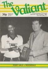 Port Vale v Rochdale 30-Jan-1982