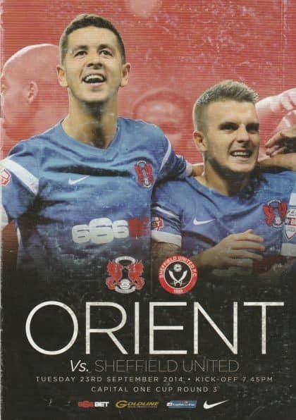 Leyton Orient v Sheffield United 23-Sep-2014