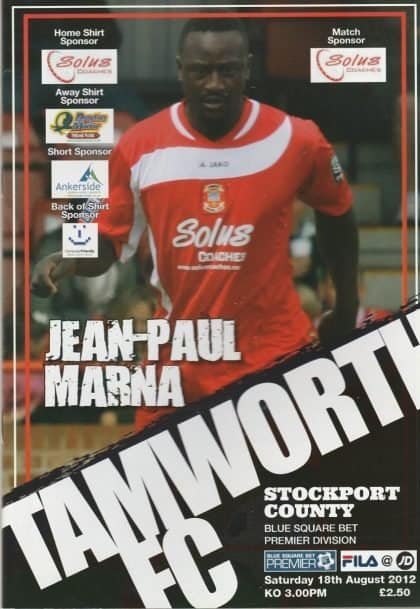 Tamworth v Stockport County 18-Aug-2012