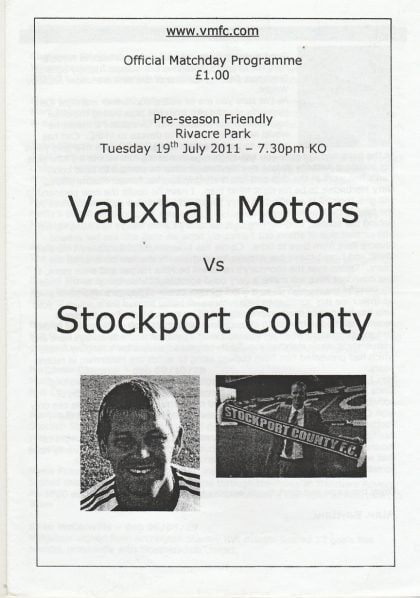 Vauxhall Motors v Stockport County 19-Jul-2011