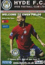 Hyde United v Stockport County  01-Jan-2013