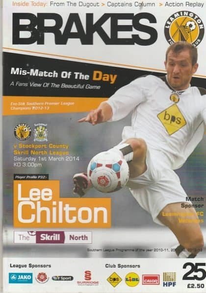 Leamington v Stockport County 01-Mar-2014