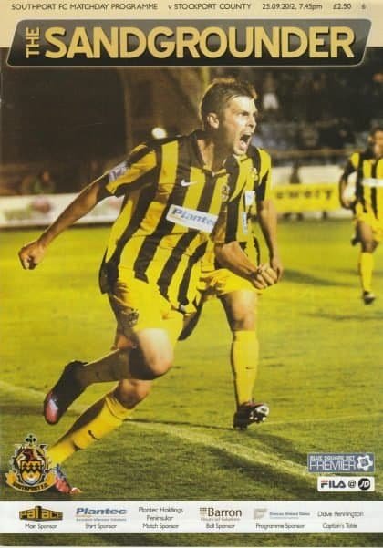 Southport v Stockport County 25-Sep-2012