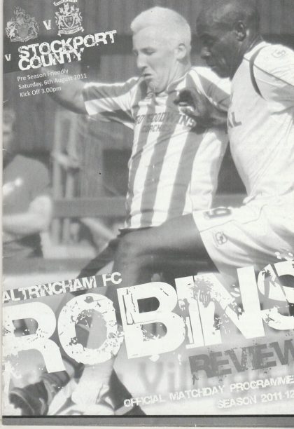 Altrincham v Stockport County 06-Aug-2011
