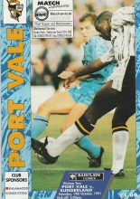 Port Vale v Sunderland 19-Oct-1991