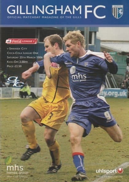 Gillingham v Swansea City 25-Mar-2006