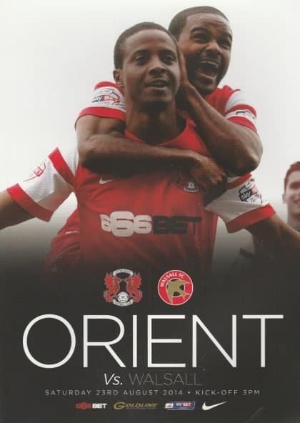 Leyton Orient v Walsall  23-Aug-2014