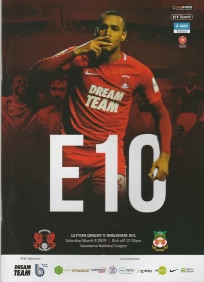 Leyton Orient v Wrexham  09-Mar-2019