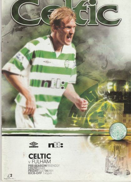 Glasgow Celtic v Fulham  20-Jul-2001