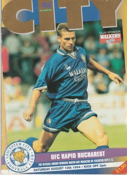 Leicester City v Rapid Bucharest 13-Aug-1994