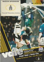 Port Vale v Stoke City 03-Jan-1995