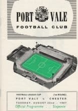 Port Vale v Chester 22-Aug-1967