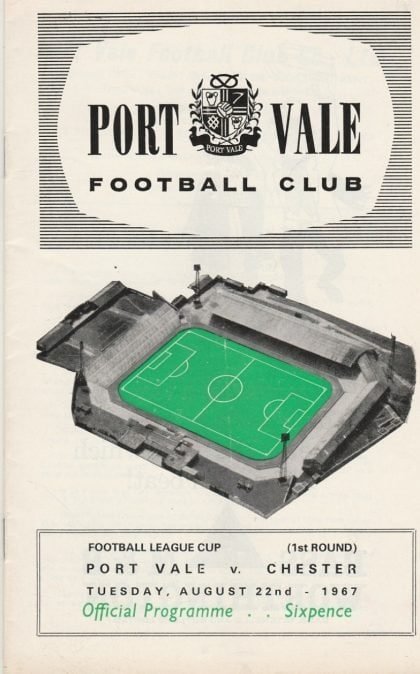 Port Vale v Chester 22-Aug-1967