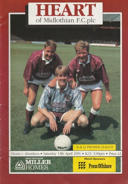 Heart of Midlothian v Aberdeen 13-Apr-1991