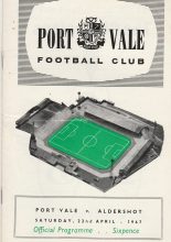Port Vale v Aldershot 22-Apr-1967