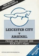 Leicester City v Arsenal 19-Aug-1988