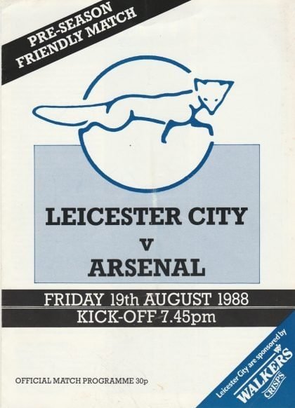 Leicester City v Arsenal 19-Aug-1988