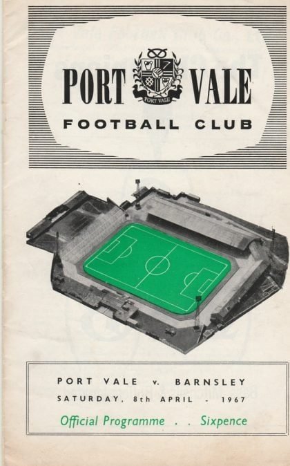 Port Vale v Barnsley  08-Apr-1967