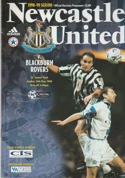 Newcastle United v Blackburn Rovers 16-May-1999