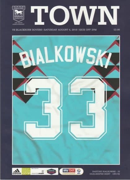 Ipswich Town v Blackburn Rovers 04-Aug-2018