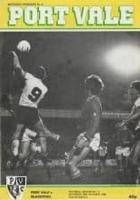 Port Vale v Blackpool  30-Oct-1982