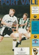 Port Vale v Blackpool 31-Oct-1992