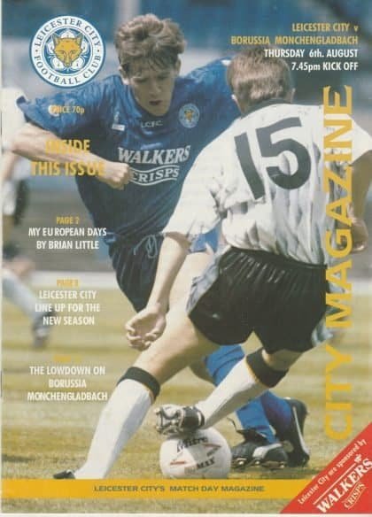 Leicester City v Borussia Monchengladbach  06-Aug-1992