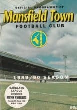 Mansfield Town v Bolton Wanderers  06-Mar-1990