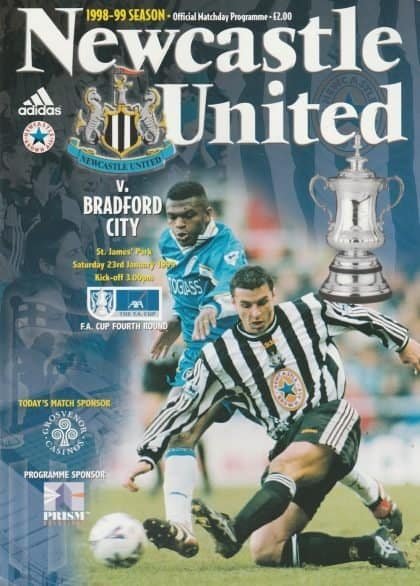 Newcastle United v Bradford City 23-Jan-1999