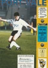 Port Vale v Bradford City 13-Apr-1993