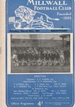 Millwall v Brentford 18-Mar-1957