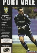 Port Vale v Brighton & Hove Albion 20-Apr-2002