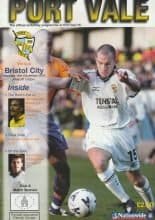 Port Vale v Bristol City   16-Dec-2000