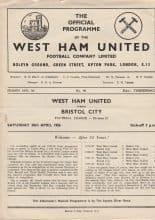 West Ham United v Bristol City 28-Apr-1956