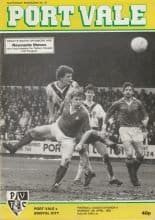 Port Vale v Bristol City  04-Apr-1983