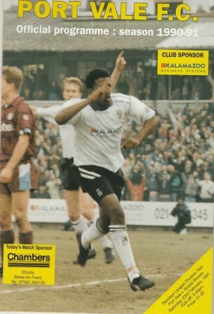 Port Vale v Bristol Rovers 23-Feb-1991