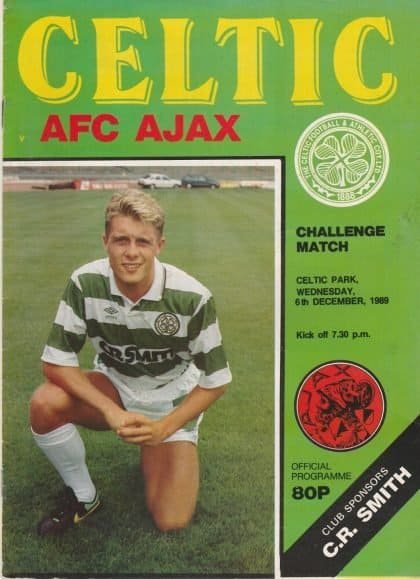 Glasgow Celtic v Ajax Amsterdam 06-Dec-1989