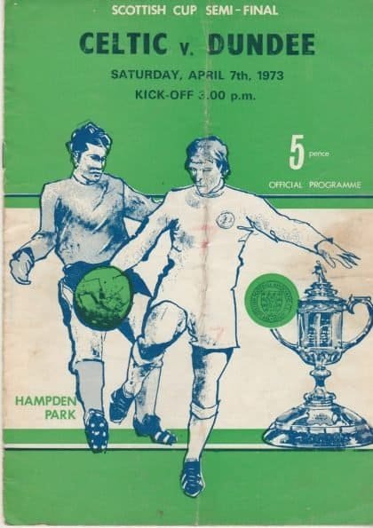 Glasgow Celtic v Dundee  07-Apr-1973