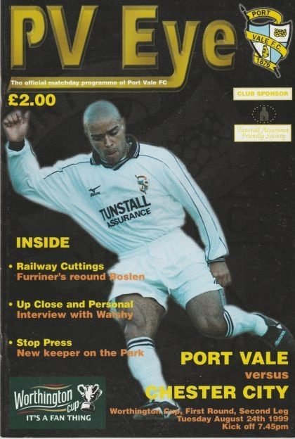 Port Vale v Chester City 24-Aug-1999