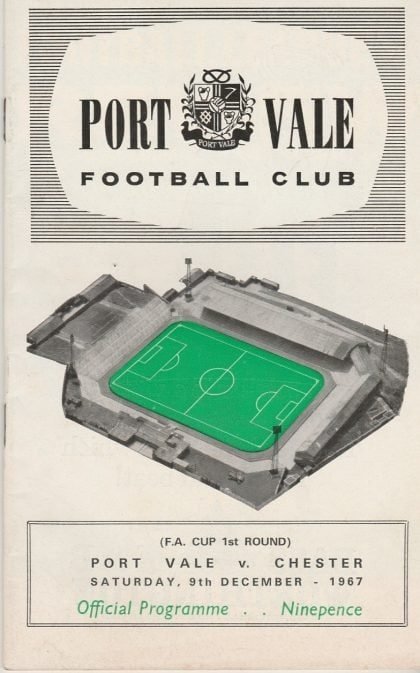 Port Vale v Chester 09-Dec-1967