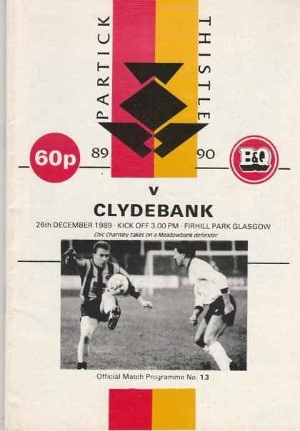 Partick Thistle v Clydebank 26-Dec-1989