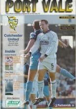 Port Vale v Colchester United  14-Oct-2000
