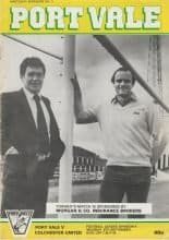 Port Vale v Colchester United 06-Sep-1982