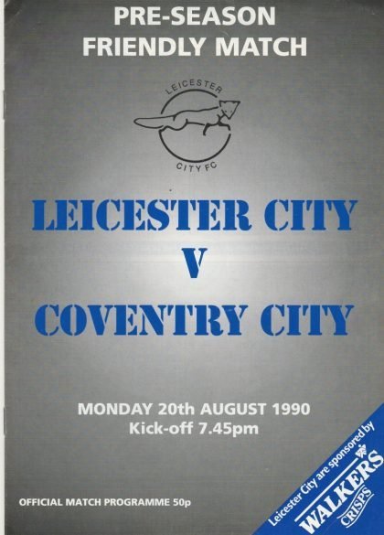 Leicester City v Coventry City 20-Aug-1990
