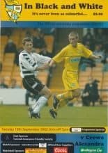 Port Vale v Crewe Alexandra 10-Sep-2002