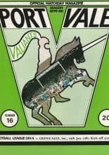 Port Vale v Crewe Alexandra  19-Jan-1980