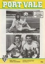 Port Vale v Crewe Alexandra  05-Mar-1983