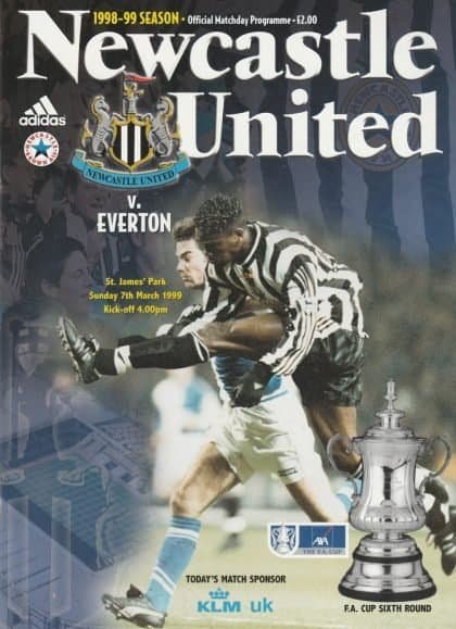 Newcastle United v Everton 07-Mar-1999