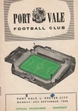 Port Vale v Exeter City 30-Sep-1968